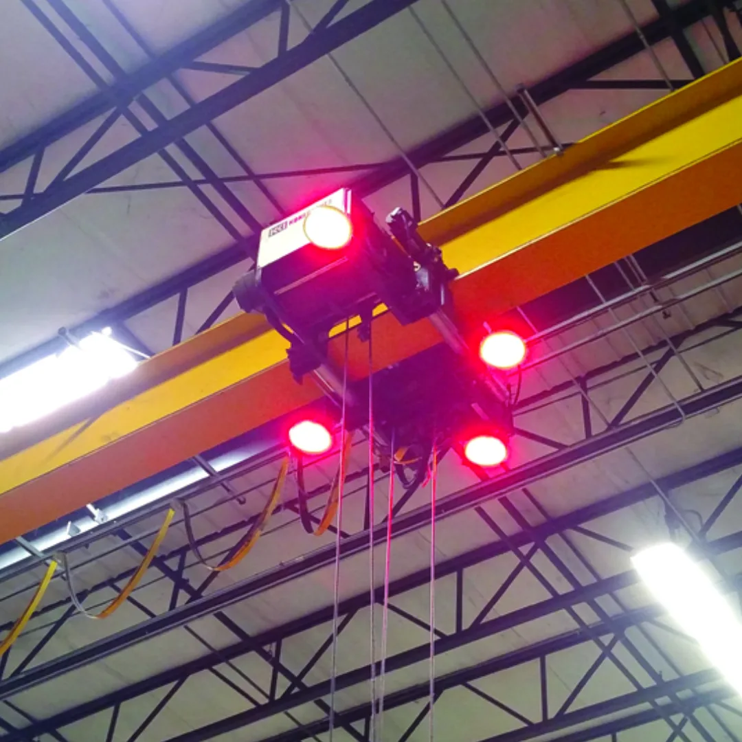 Grúa viajera industrial LED